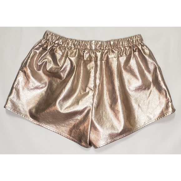Fashion Nova Metallic Shorts - Picture 3 of 6